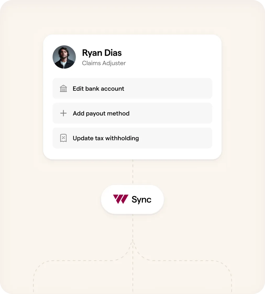 Self-service contractor portal